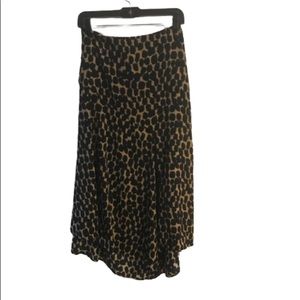 Who What Wear Leopard Skirt